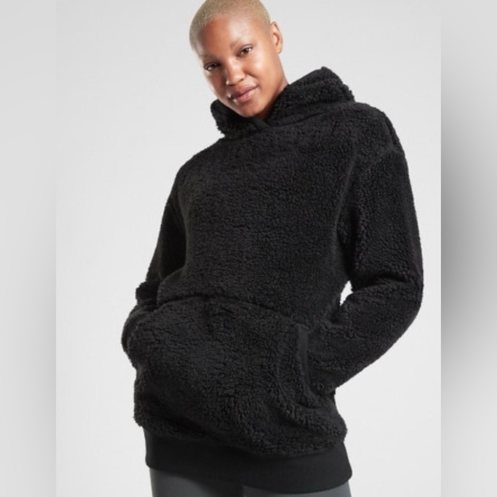 Athleta Reversible Sherpa Sweatshirt